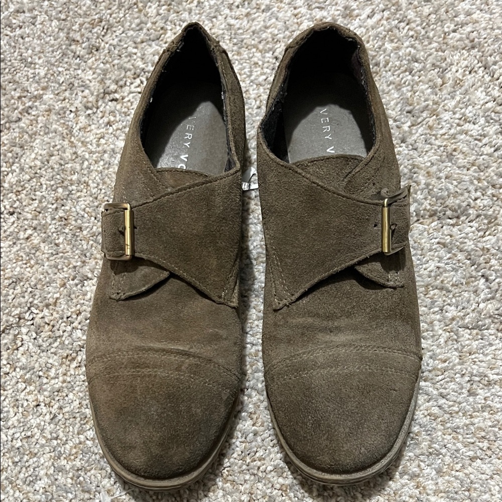 Very Volatile Women's Brown Suede Oxfords